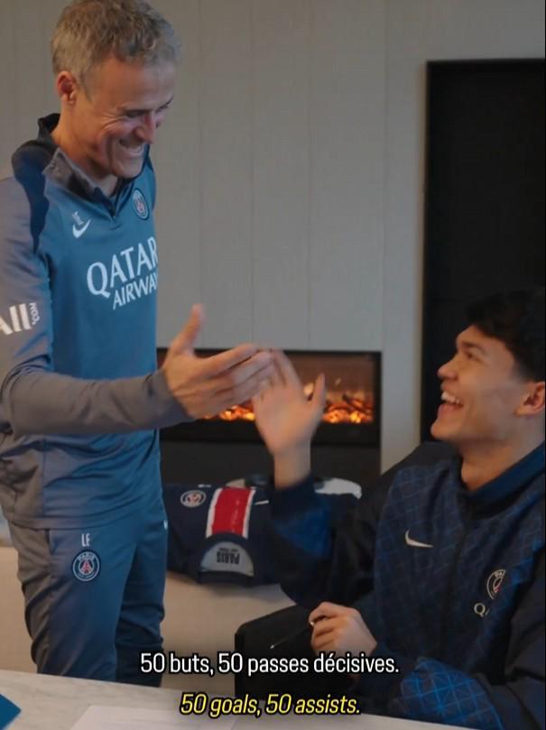 开云-恩里克欢迎德罗:白纸黑字,你得50个进球50次助攻